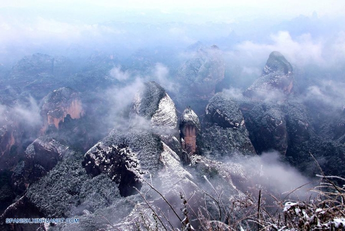 Paisaje del Monte Langshan