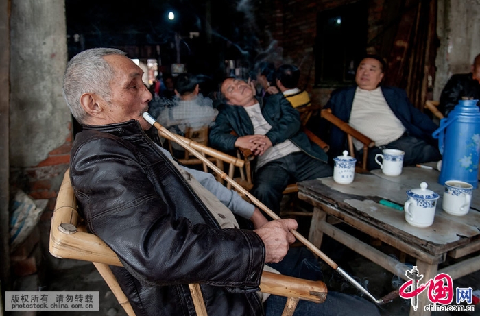 Buscando el sabor de la vida en las antiguas casas del té en Chengdu 2